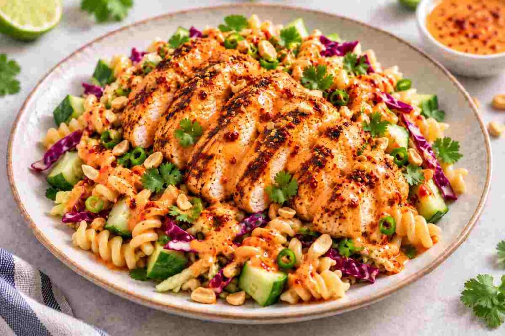 Chili Crunch Chicken Salad
