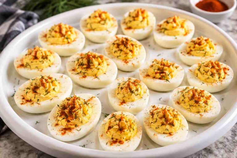 Dill-Mustard Deviled Eggs