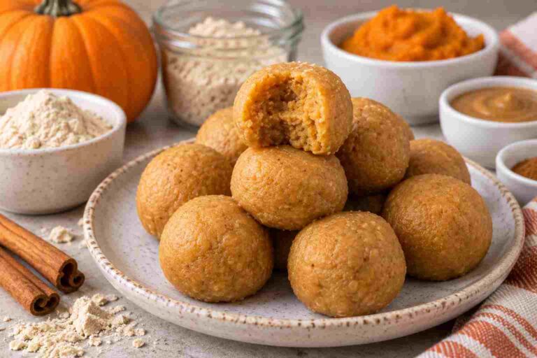 Pumpkin Spice Protein Bites
