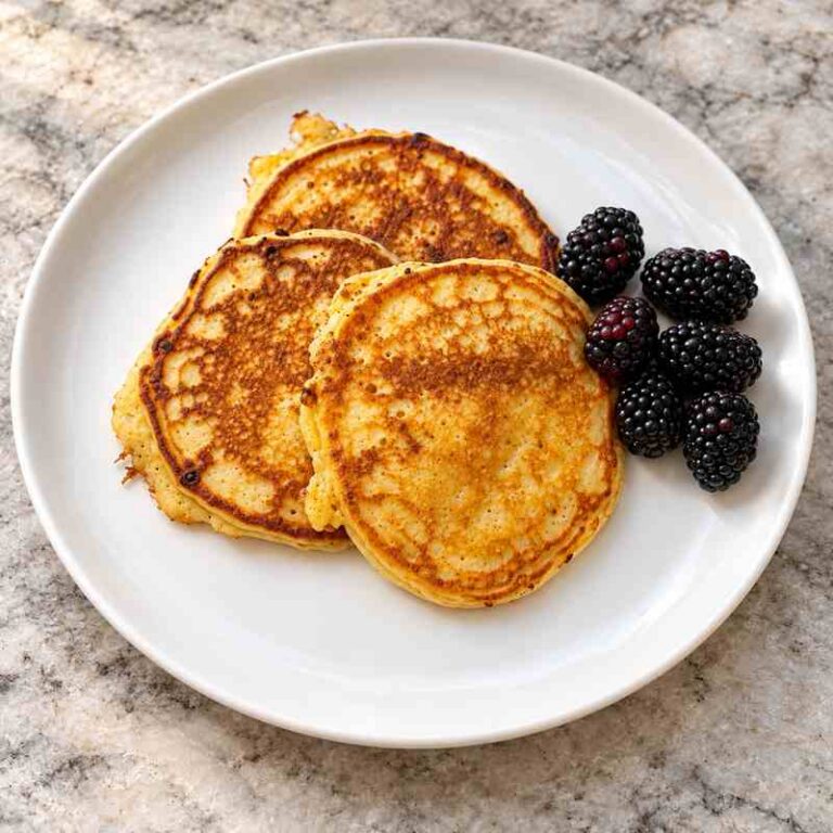 High Protein Cottage Cheese Pancakes